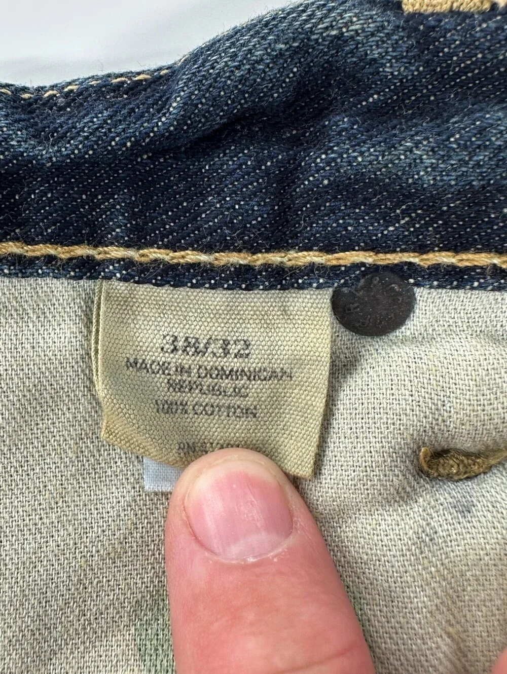 Polo Ralph Lauren Men's Straight Leg Denim Jeans Medium Wash Size 38 X 32